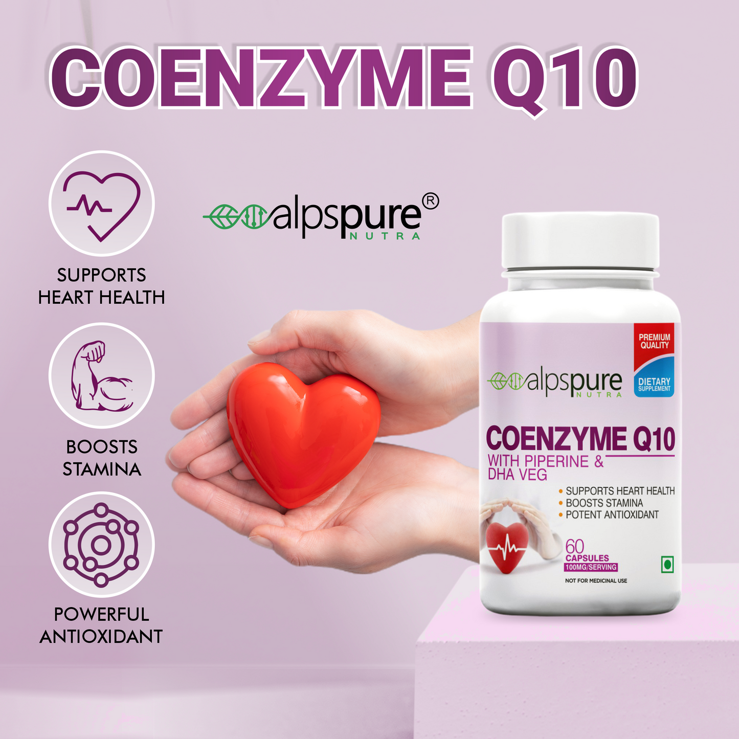 Coenzyme Q10, COQ10 100mg