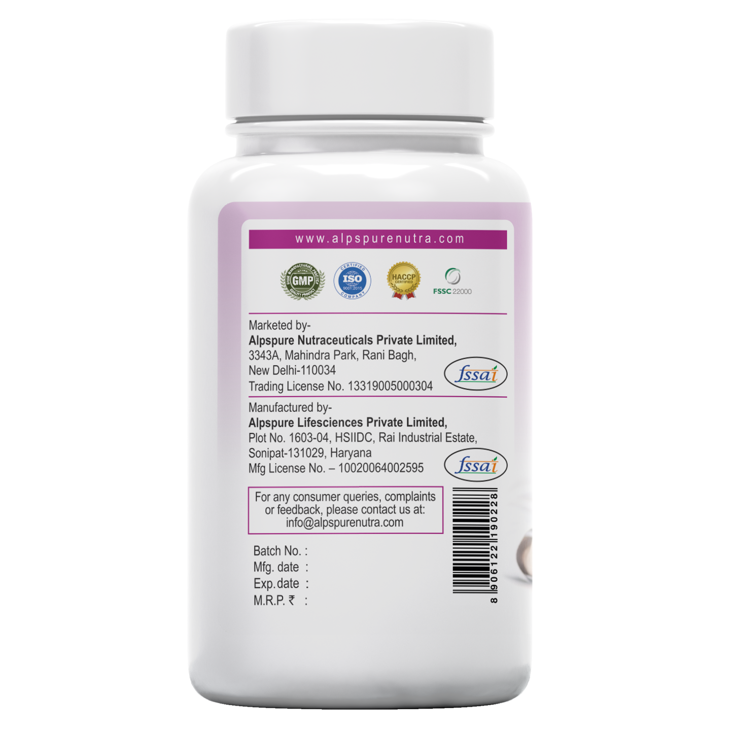 Coenzyme Q10, COQ10 100mg