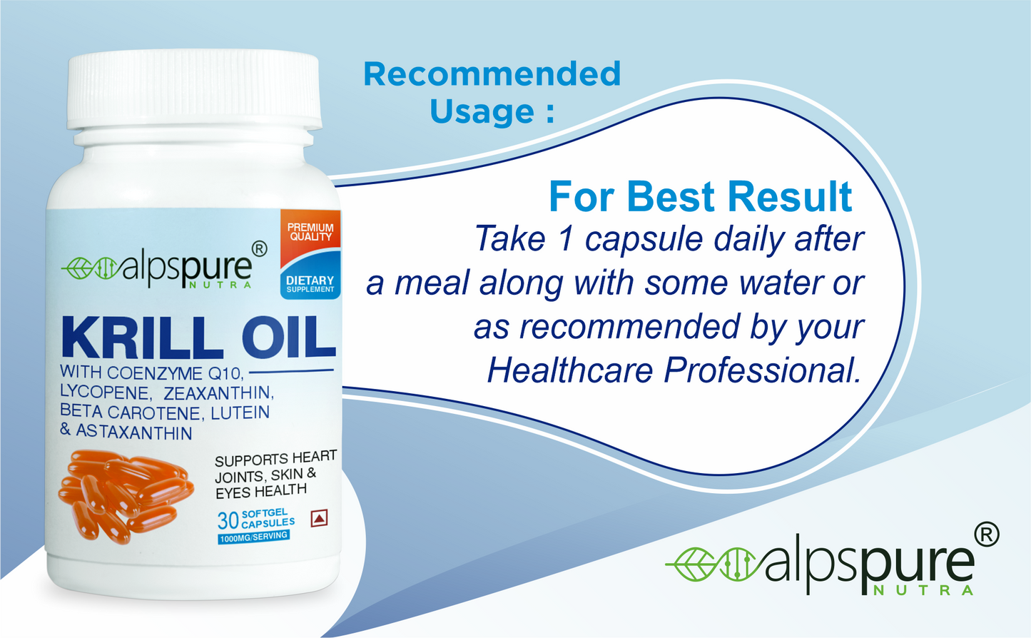 Krill Oil Softgel