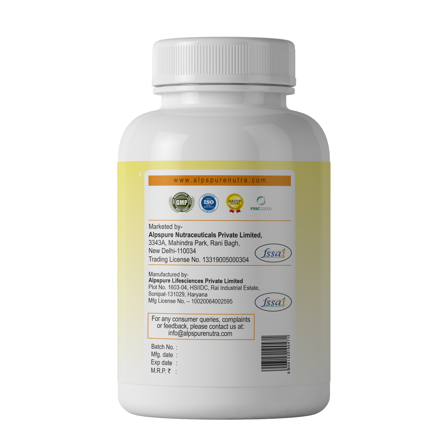 N-Acetyl L-Cysteine 600mg