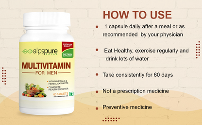 Men Daily Life Herbal Multivitamin-Veg