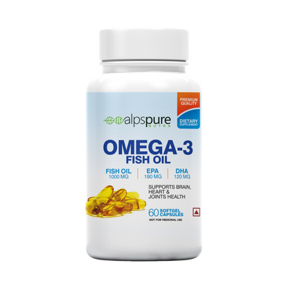 Single Strentgh Omega-3 Fish Oil Softgel Capsules
