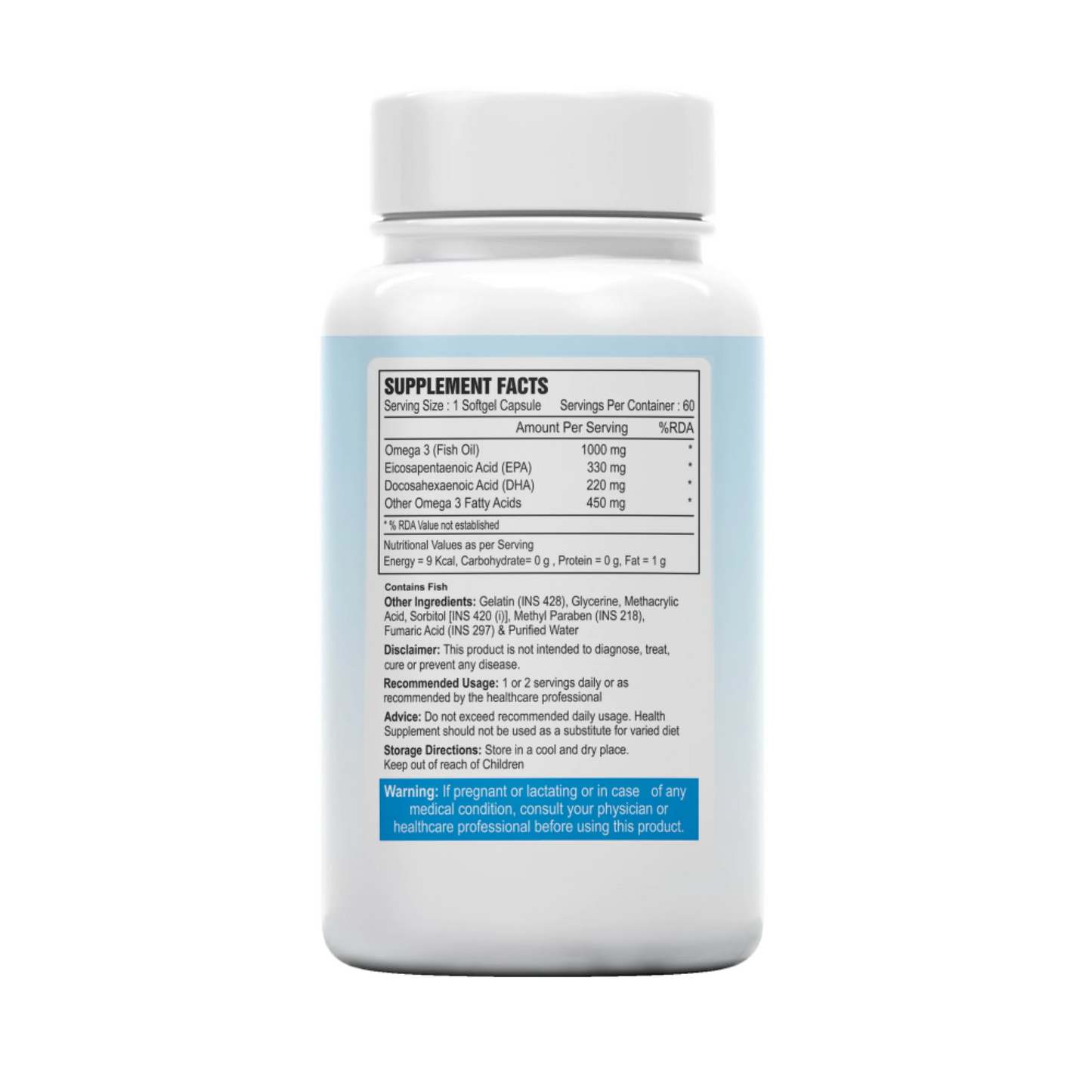 Omega-3 Fish Oil Softgel
