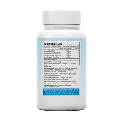 Omega-3 Fish Oil Softgel