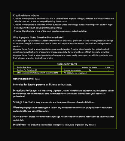 Creatine Monohydrate
