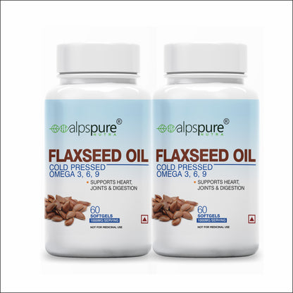 Flaxseed Oil Softgel Capsules