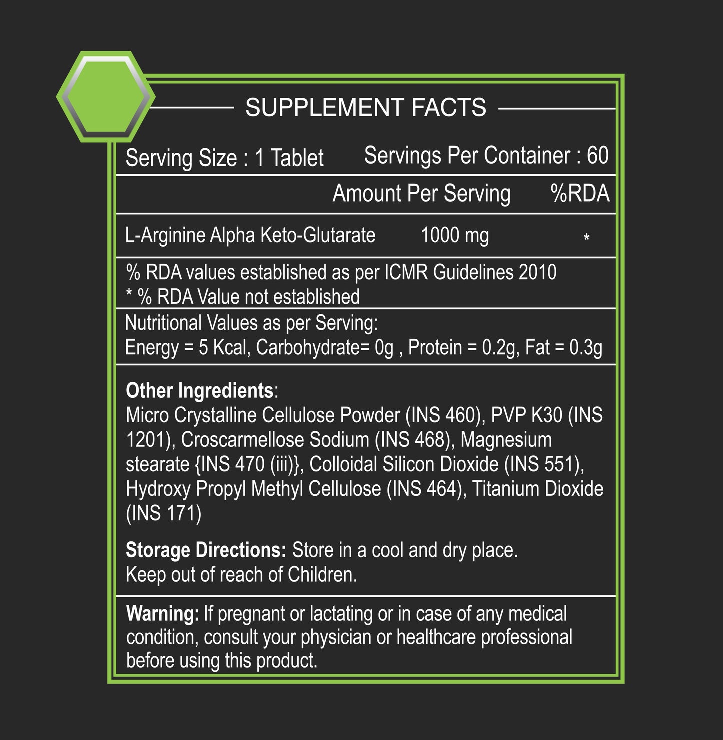 L-Arginine -AKG