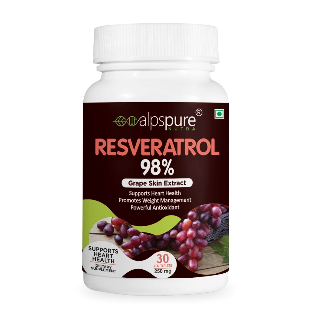 Resveratrol 98 Grape Skin Extract Alpspure Nutraceuticals