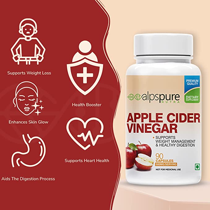Multivitamin 60 Capsules & Apple Cider Vinegar 90 Capsules (Combo) - Alpspure Nutra