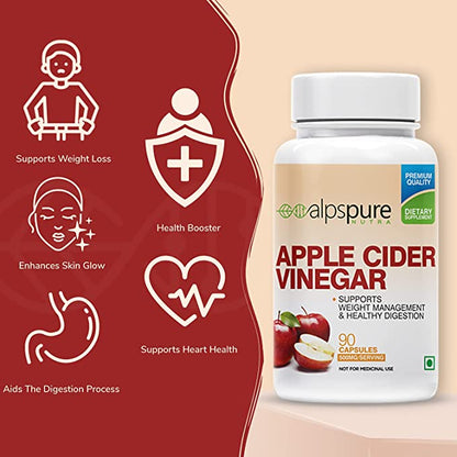 Multivitamin 60 Capsules & Apple Cider Vinegar 90 Capsules (Combo) - Alpspure Nutra