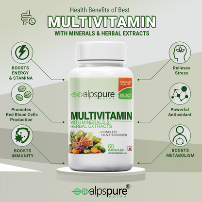Complete Daily Nutrient Support with Multivitamin - Capsules