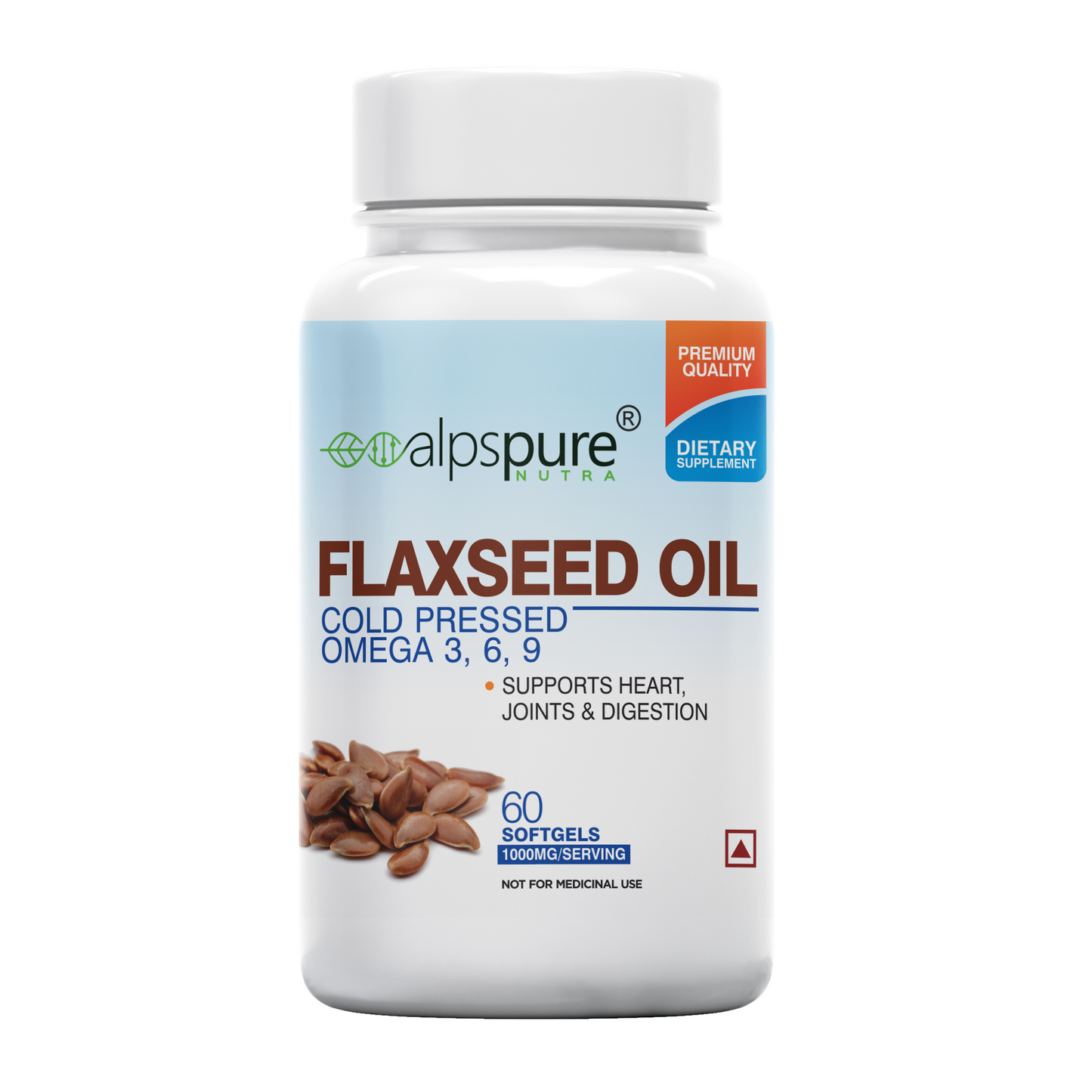 Rich in Omega-3: Flaxseed Oil Capsules for Heart & Joint Health