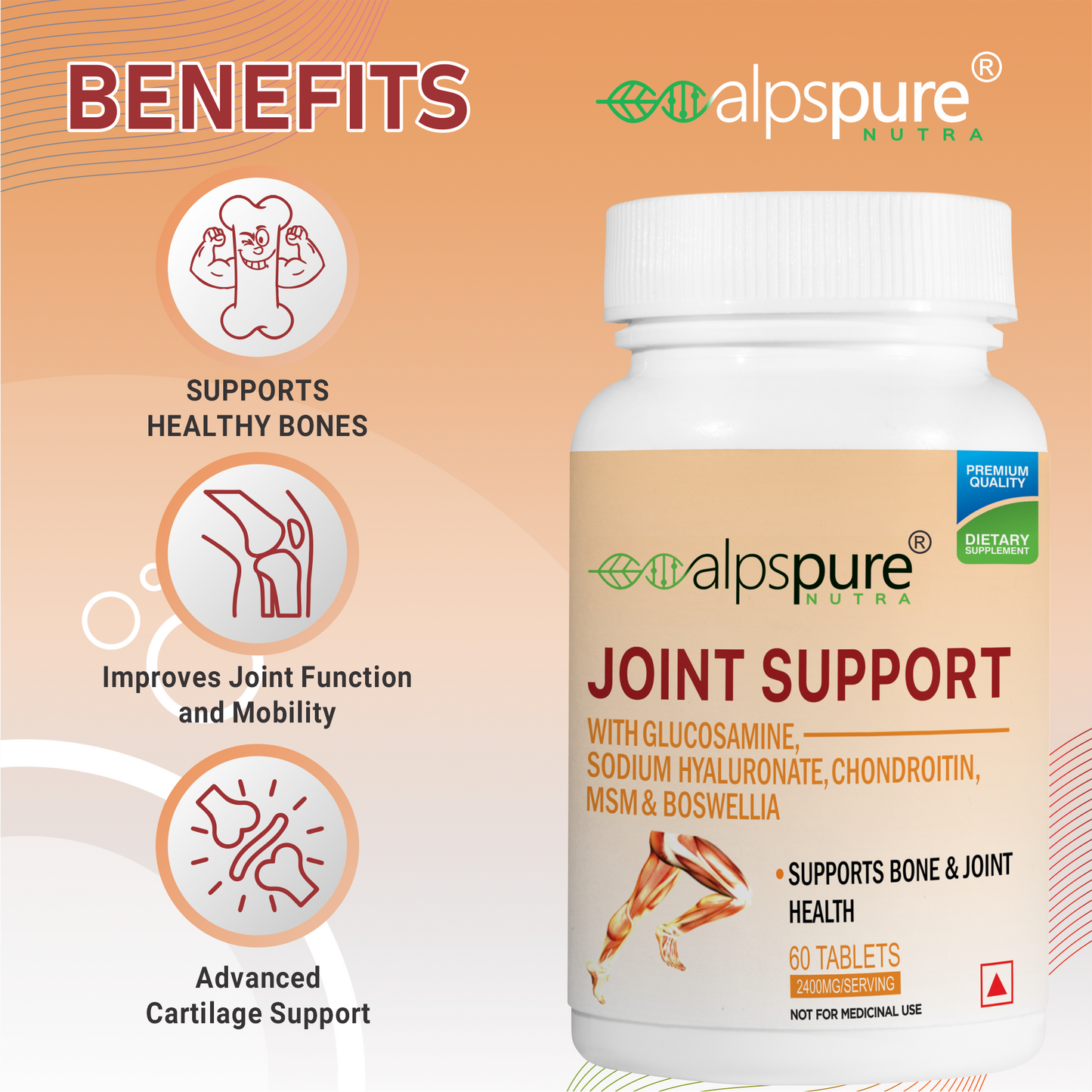 Relieve Joint Pain & Inflammation with Joint Support - Tablets
