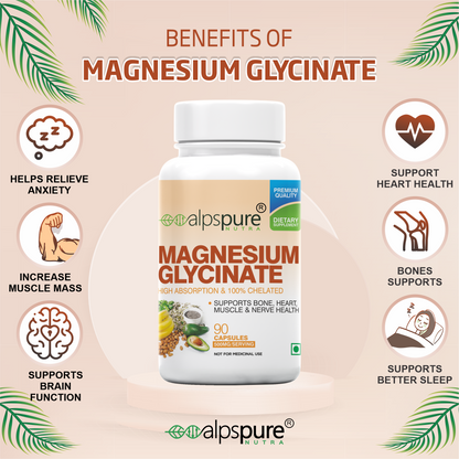 Relax & Recharge with Magnesium Glycinate Capsules for Better Sleep