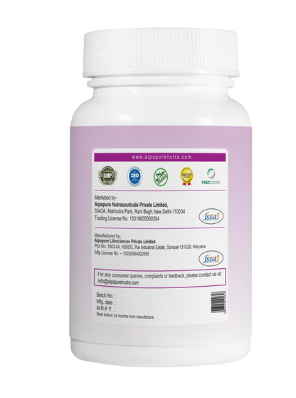 Sleep Support with Melatonin , valerian, Magnesium, centella & vit B6 - Alpspure Nutra