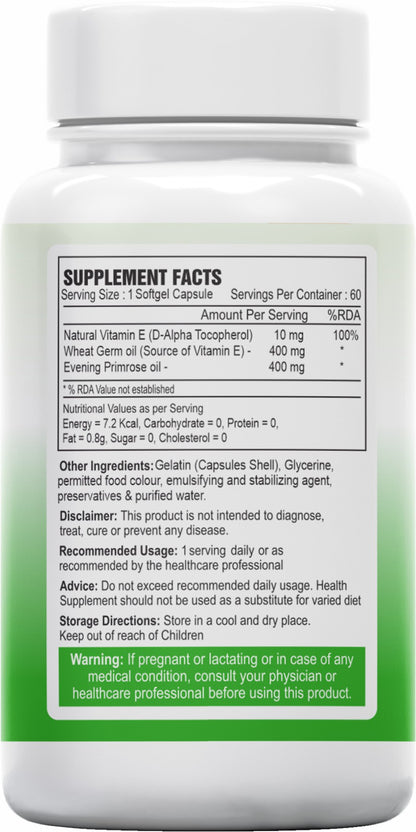 Natural Vitamin E Softgel Capsules