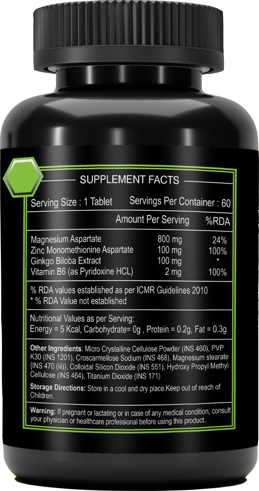 Zma Plus Support muscle strength & Recovery 60 tablets